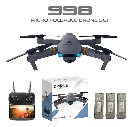 Dron 998 Plegable Con Camara